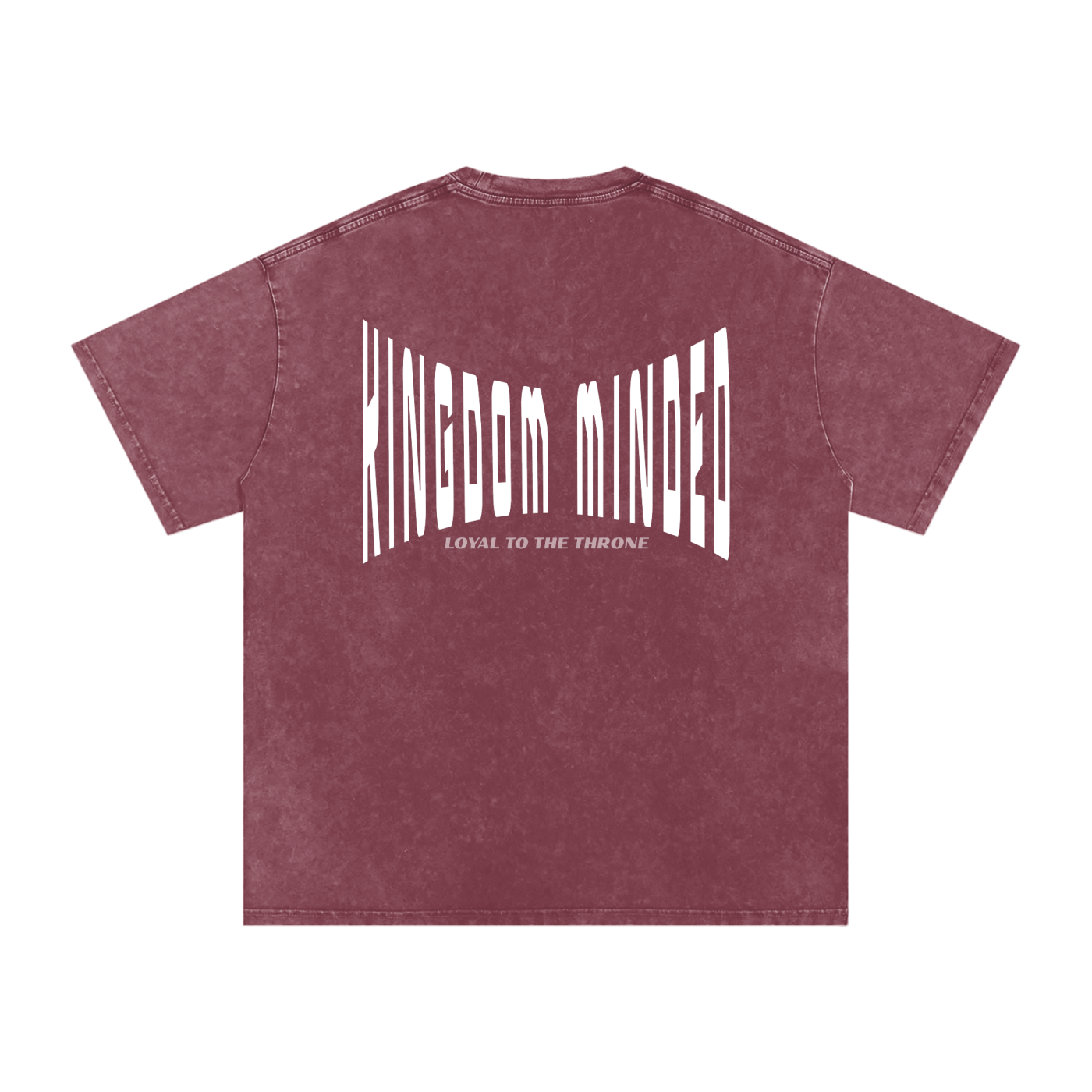 Kingdom Minded β Unisex Stone Washed Oversized Cotton T-Shirt