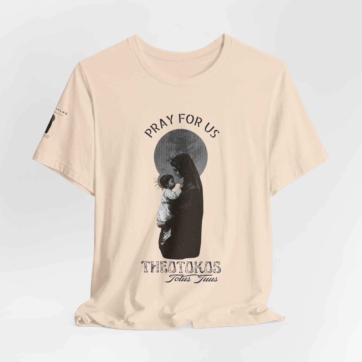 Theotokos Pray for Us – Mary, Mother of God Tee | Catholic Women’s Marian Prayer Shirt | Blessed Virgin Mary Devotion Apparel