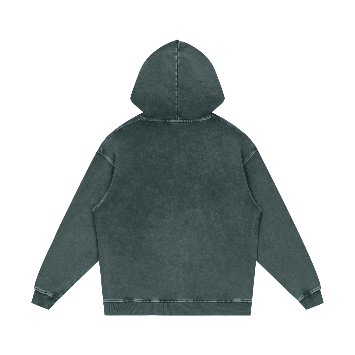 “Kingdom Minded” Snow-Washed Heavy Cotton Hoodie — Faith Streetwear for the Bold