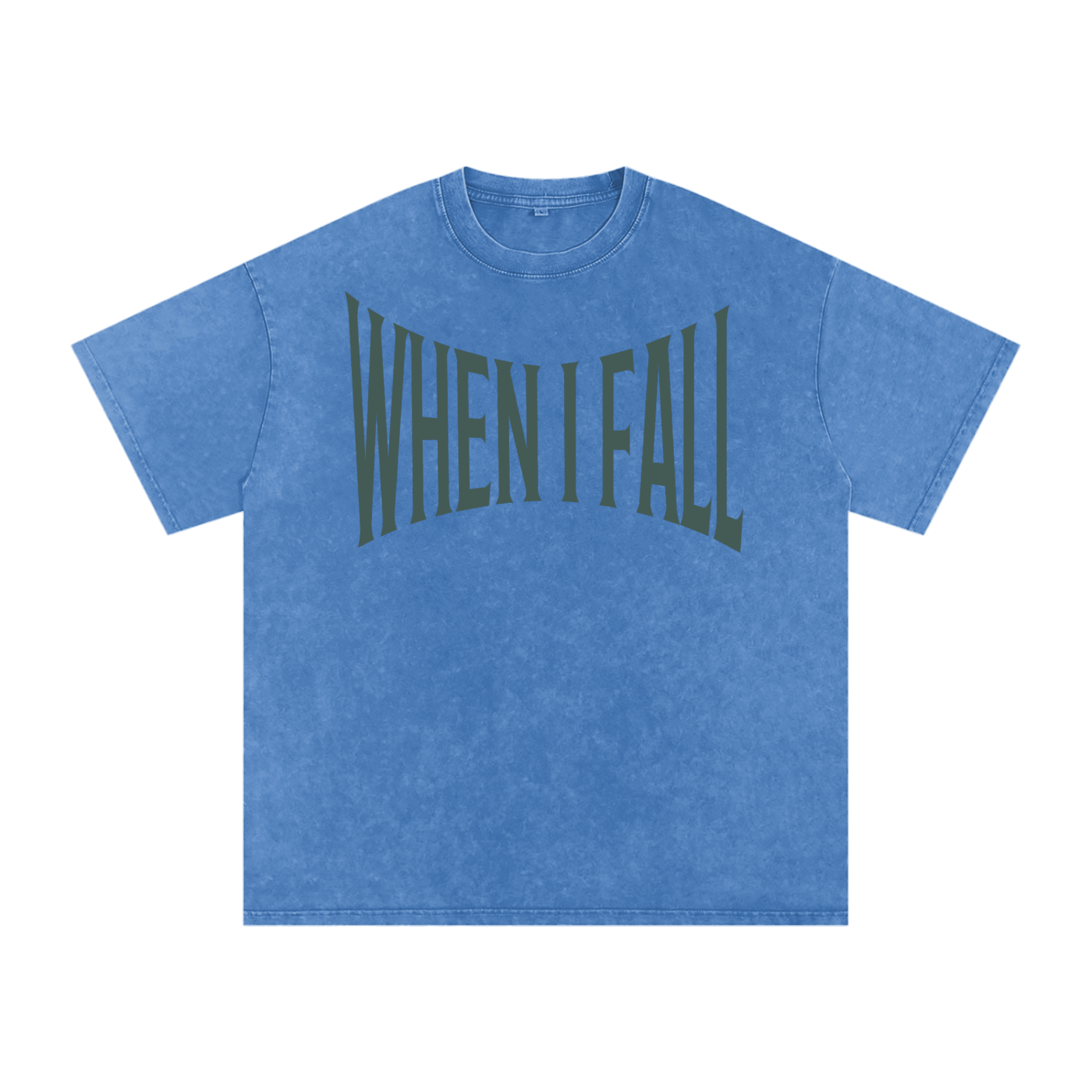 When I Fall He Lifts Me" Graphic Tee - Matthew 14 Scripture Streetwear - Chronicles Boutique Faith Statement Apparel