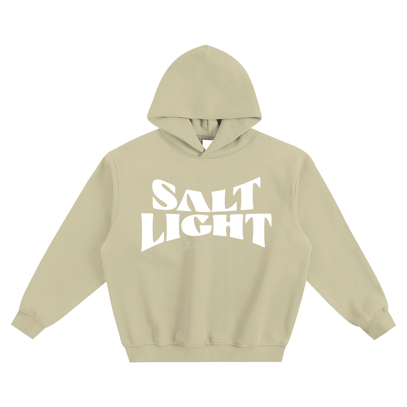 Salt and Light Boxy Hoodie – Timeless Neutrals | Fleeced Boxy Hoodie