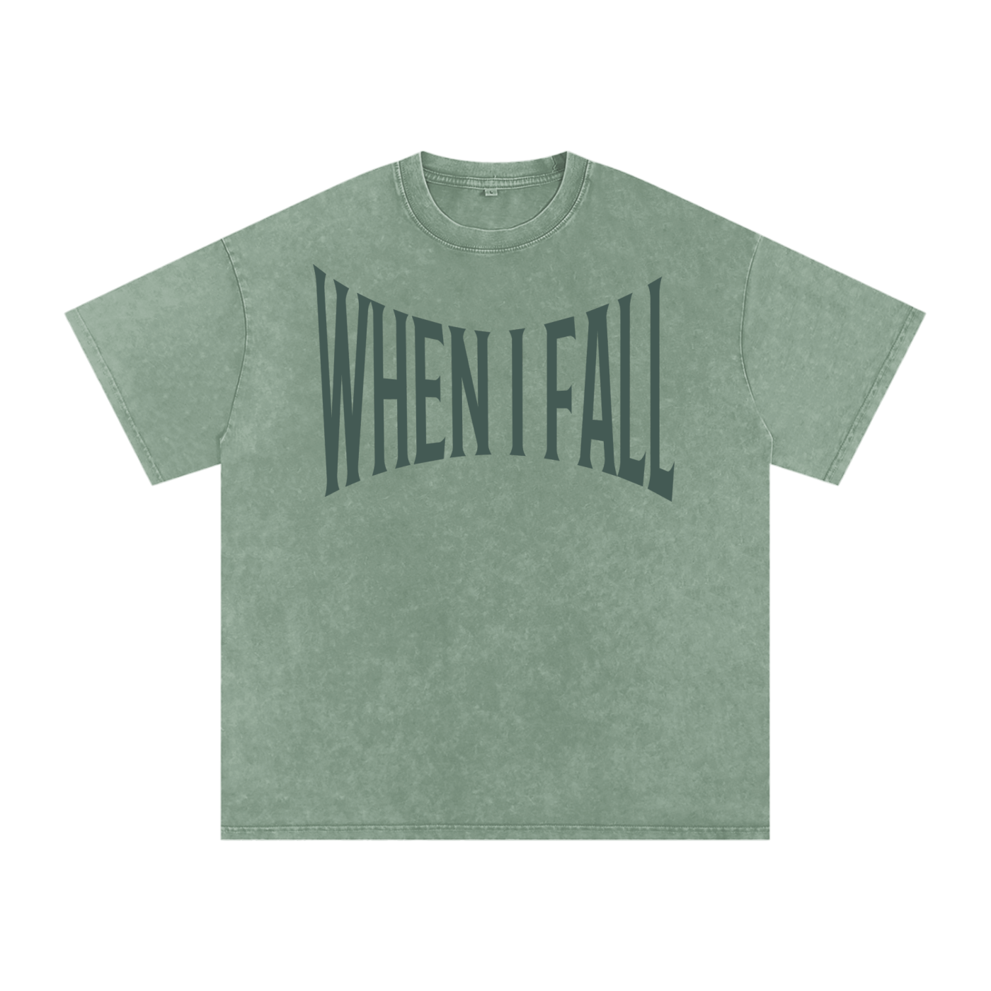 When I Fall He Lifts Me" Graphic Tee - Matthew 14 Scripture Streetwear - Chronicles Boutique Faith Statement Apparel