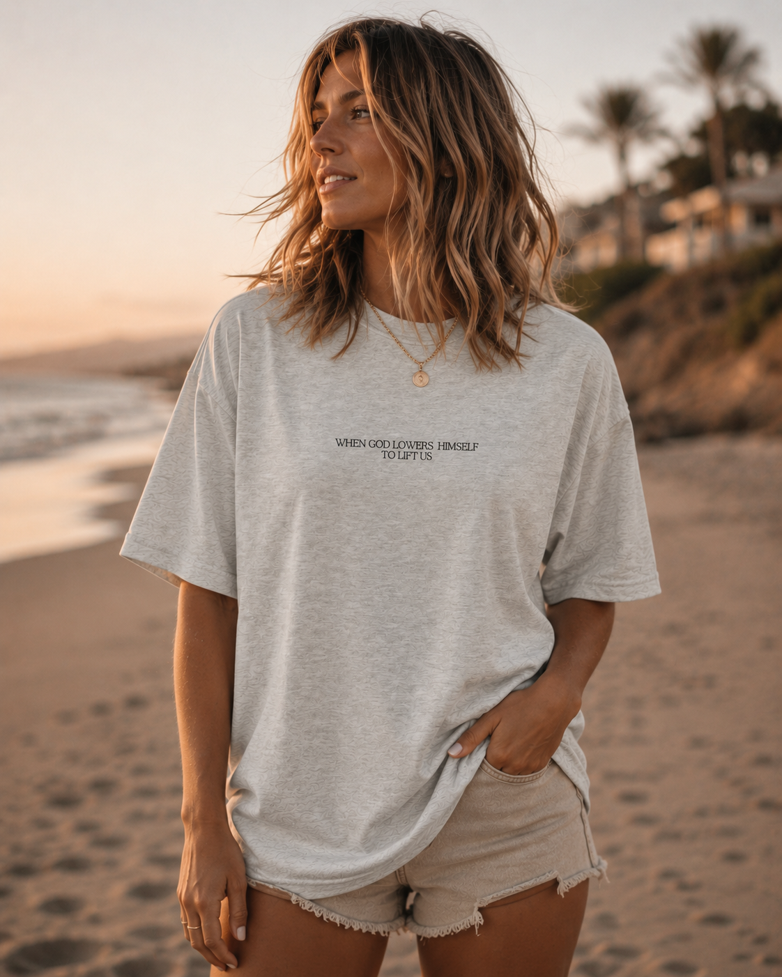 God Lifts Us T-shirt