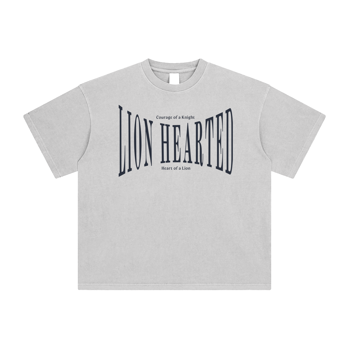 Lion Hearted- Leader of the Family- Men's Enzyme Washed Christian T-Shirt