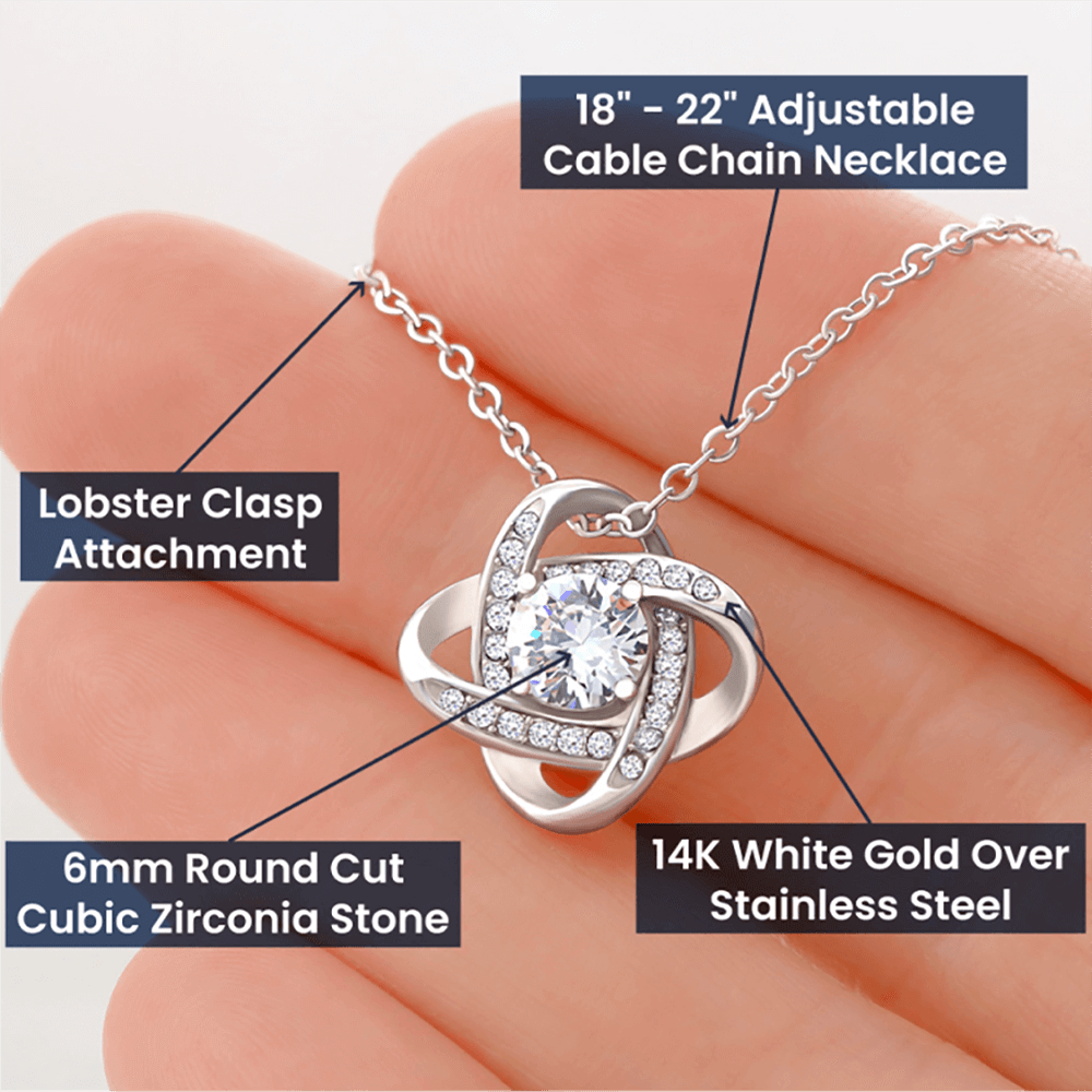 Beautiful Necklace with Sentimental Message Card – Romantic Gift Jewelry for Wife