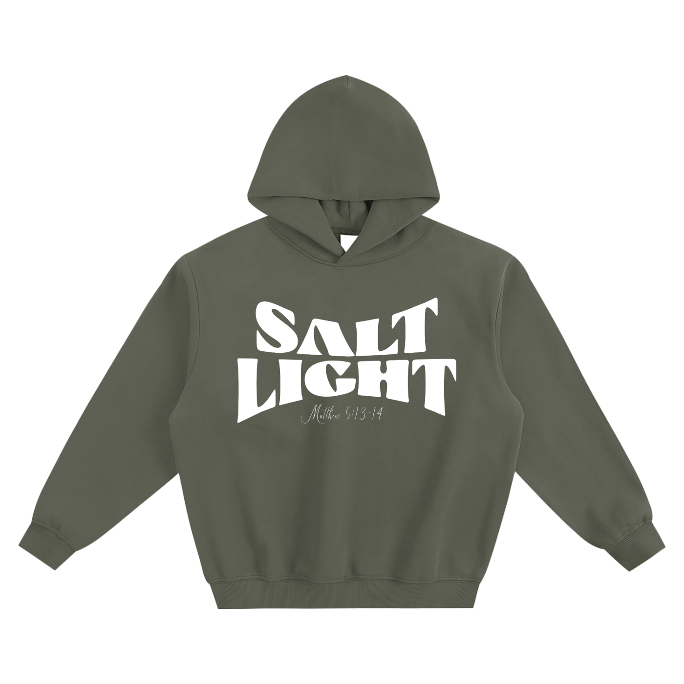 Salt and Light Boxy Hoodie – Timeless Neutrals | Fleeced Boxy Hoodie