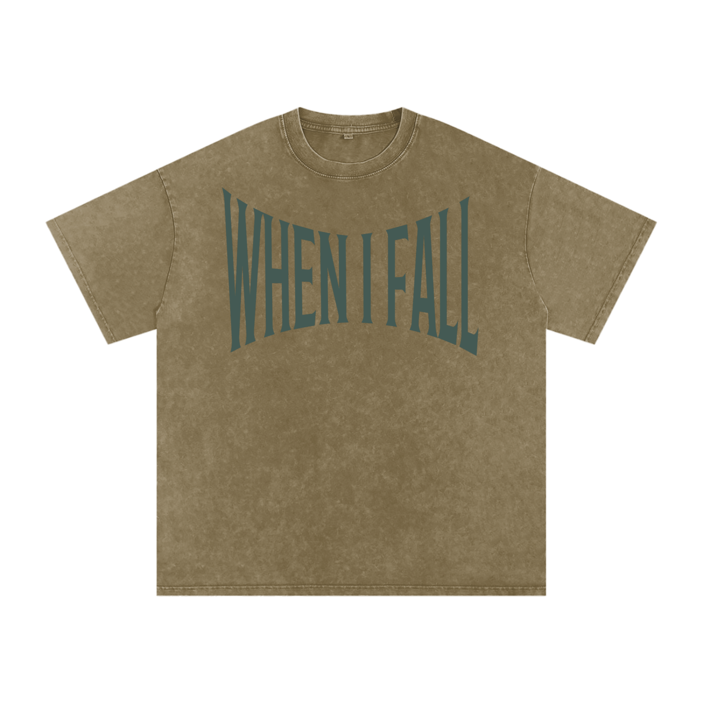 When I Fall He Lifts Me" Graphic Tee - Matthew 14 Scripture Streetwear - Chronicles Boutique Faith Statement Apparel