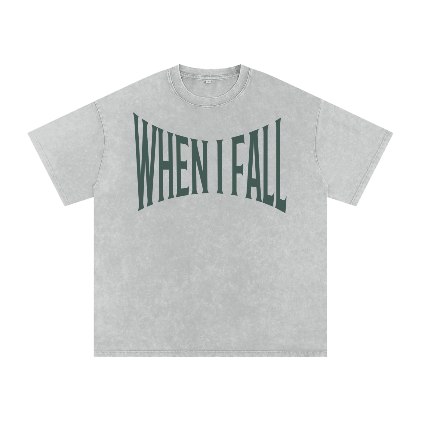 When I Fall He Lifts Me" Graphic Tee - Matthew 14 Scripture Streetwear - Chronicles Boutique Faith Statement Apparel