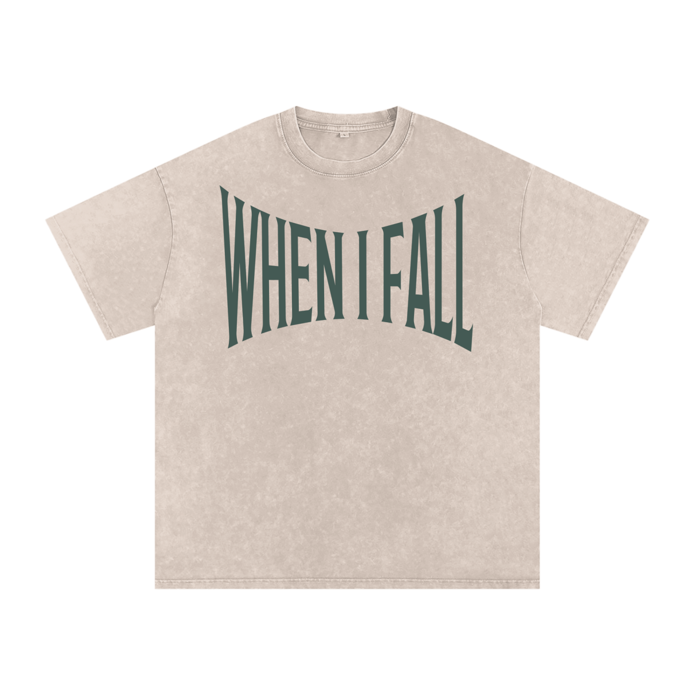 When I Fall He Lifts Me" Graphic Tee - Matthew 14 Scripture Streetwear - Chronicles Boutique Faith Statement Apparel
