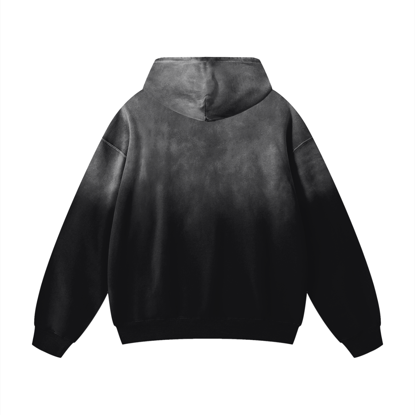 “Worship Anyway” Heavyweight Sunfade Oversized Hoodie – 100% Cotton, Washed Streetwear Style