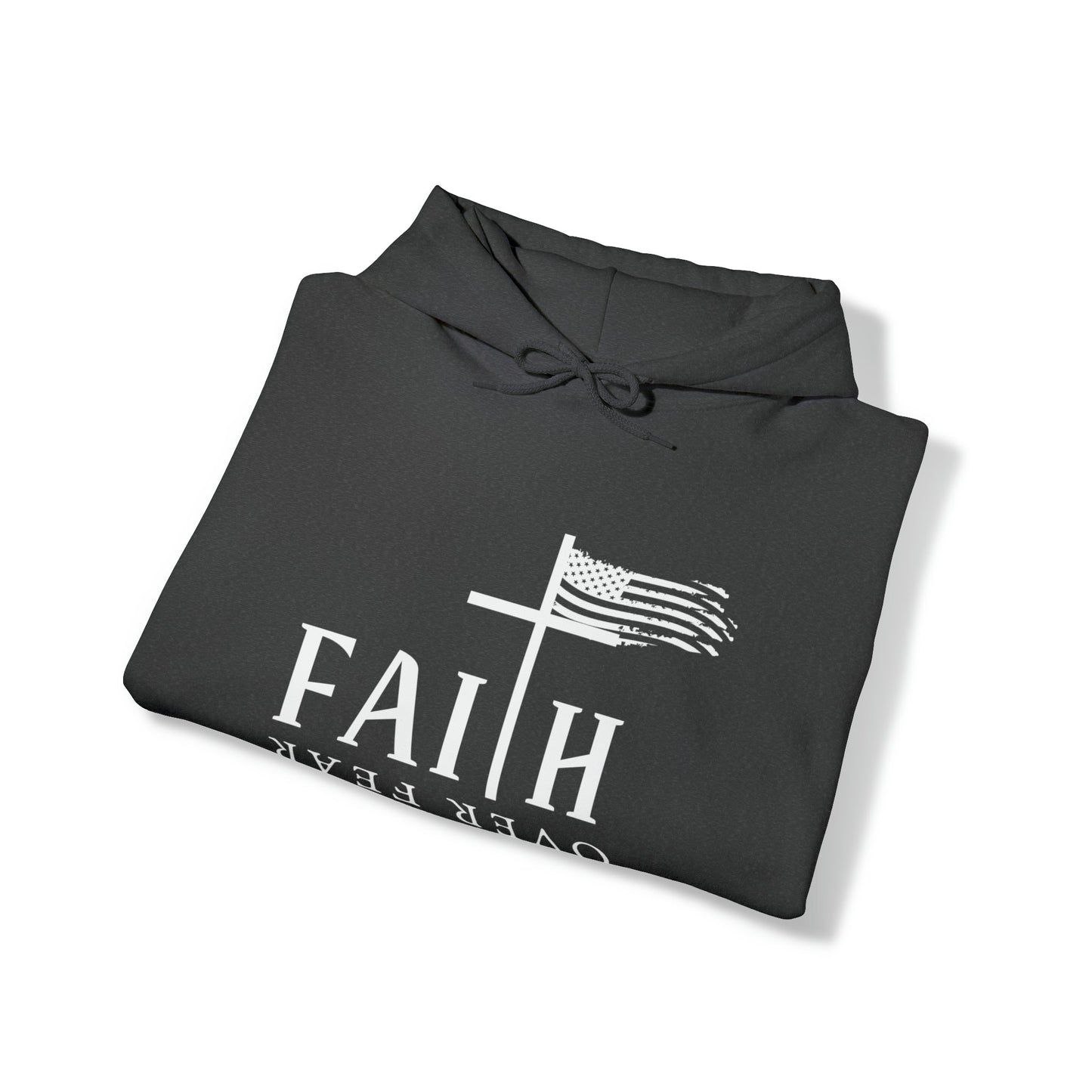 Faith Over Fear: Unisex Heavy Blend⢠Inspirational Christian Hoodie"