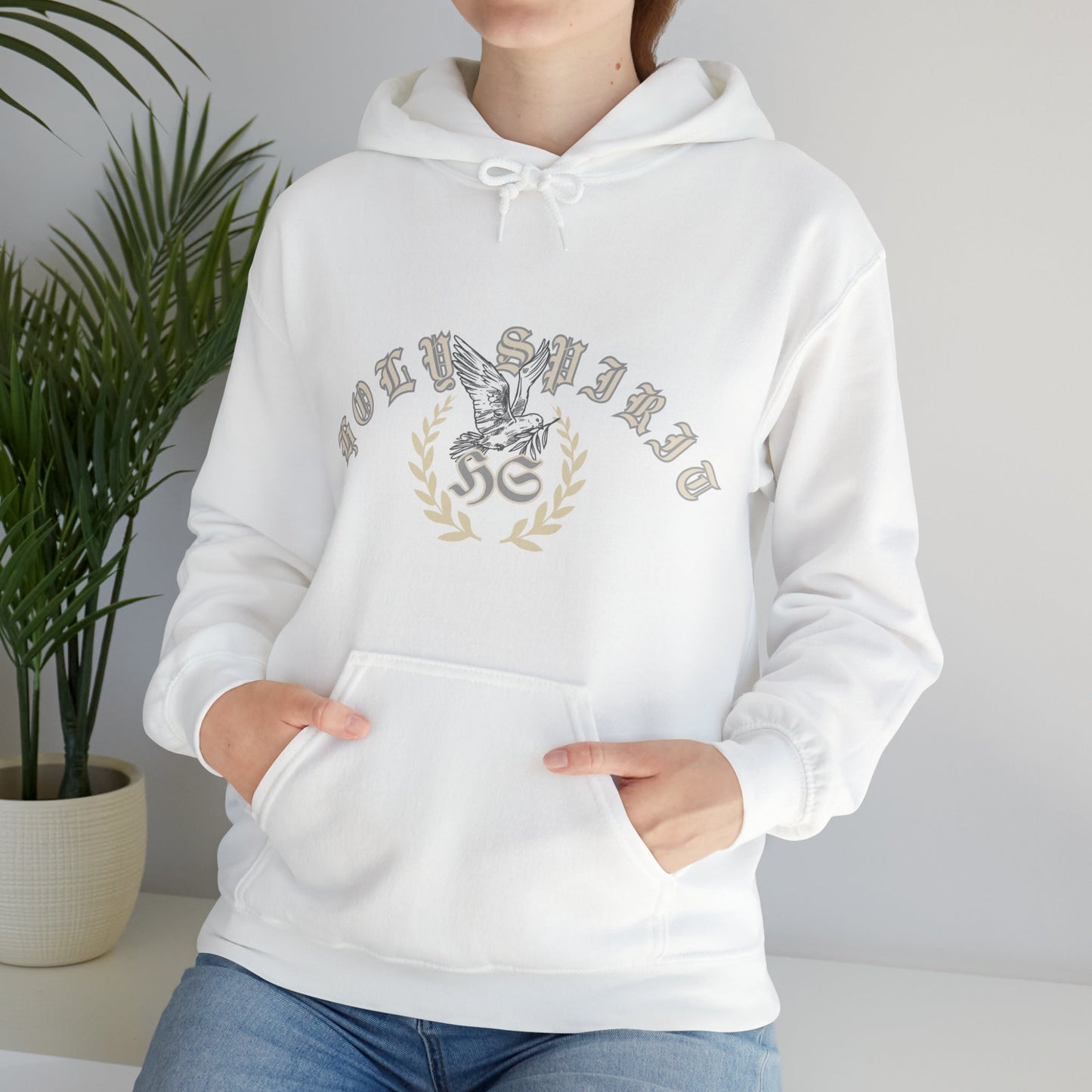 "Holy Spirit" Cozy Blend™ Christian Hoodie