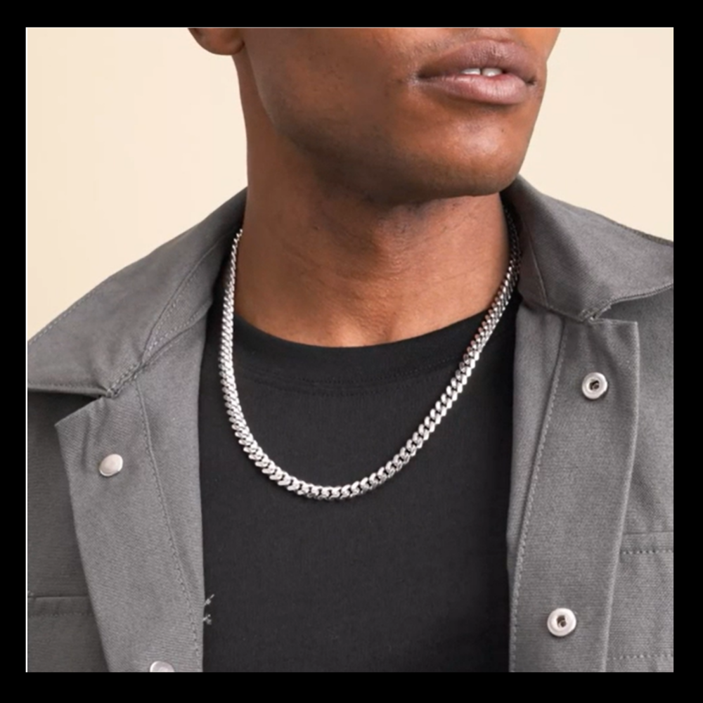 Cuban Link Chain for my Husband - Message Card Jewelry