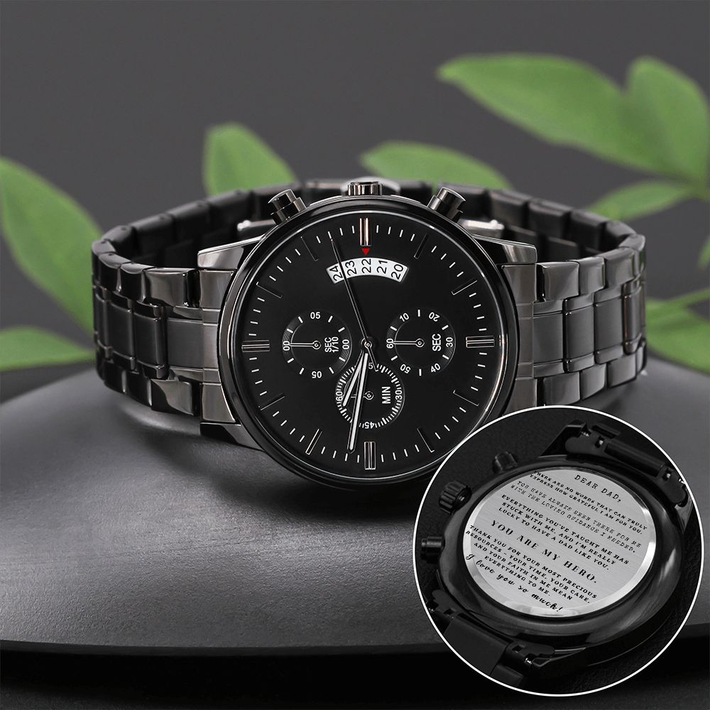 You Are My Hero | Engraved Watch for My Dad