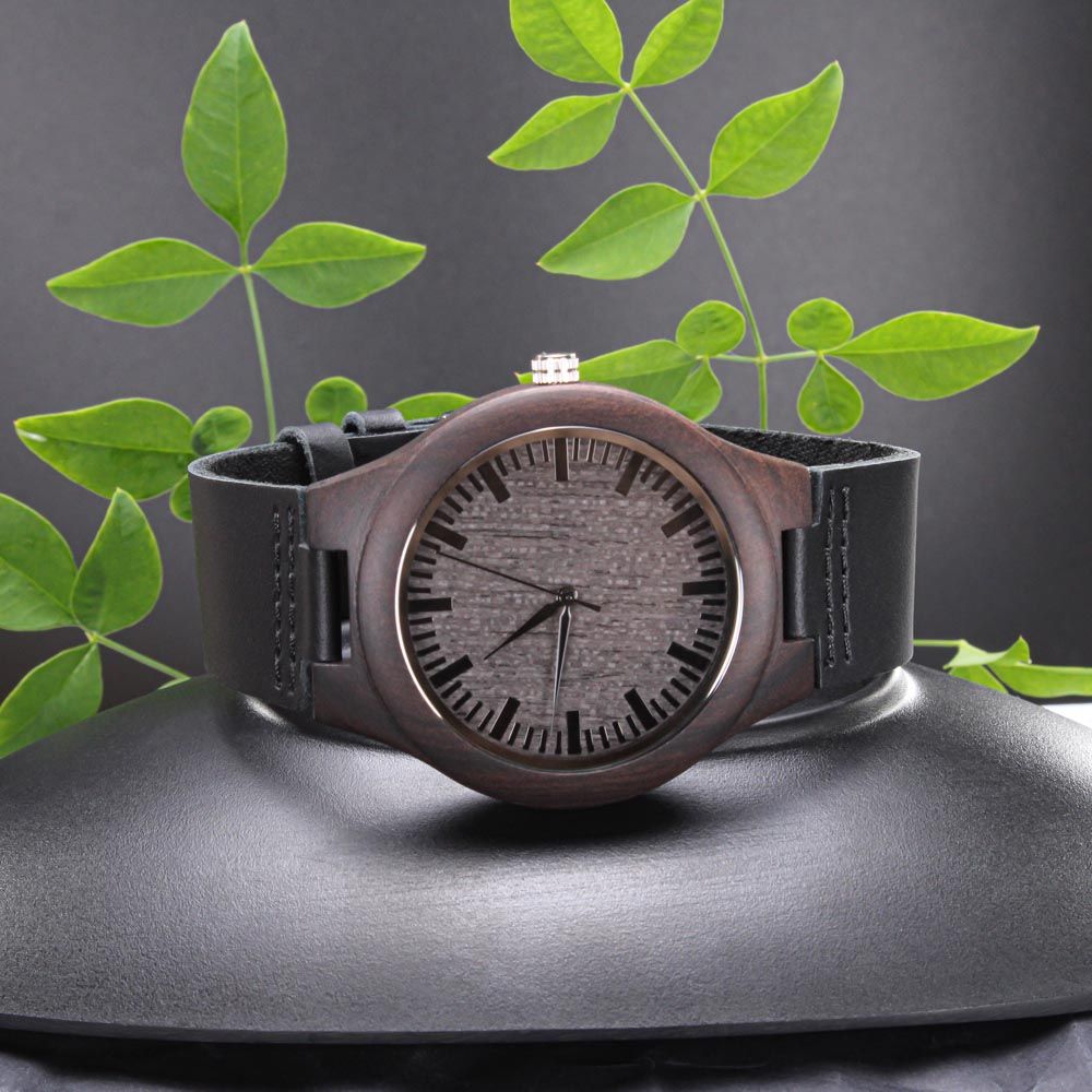 Engraved Wood Watch for My Dad