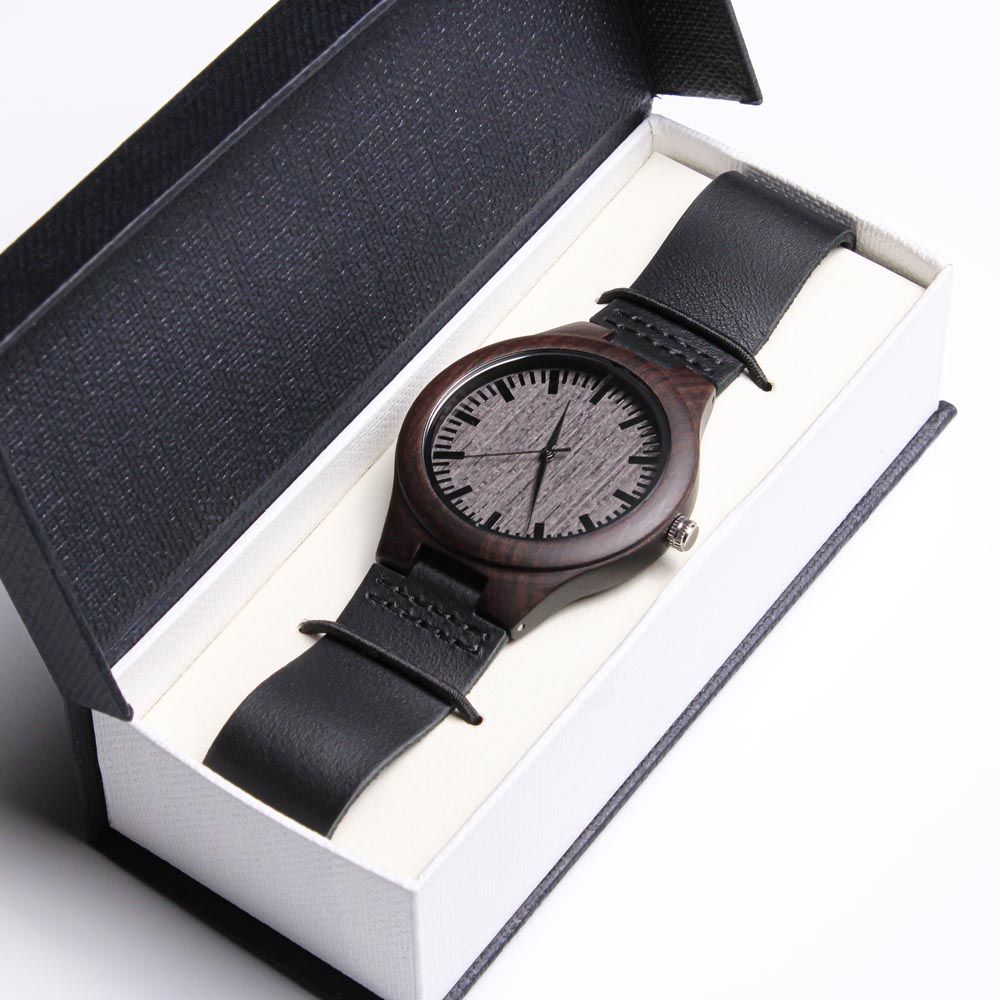 Engraved Wood Watch for My Dad