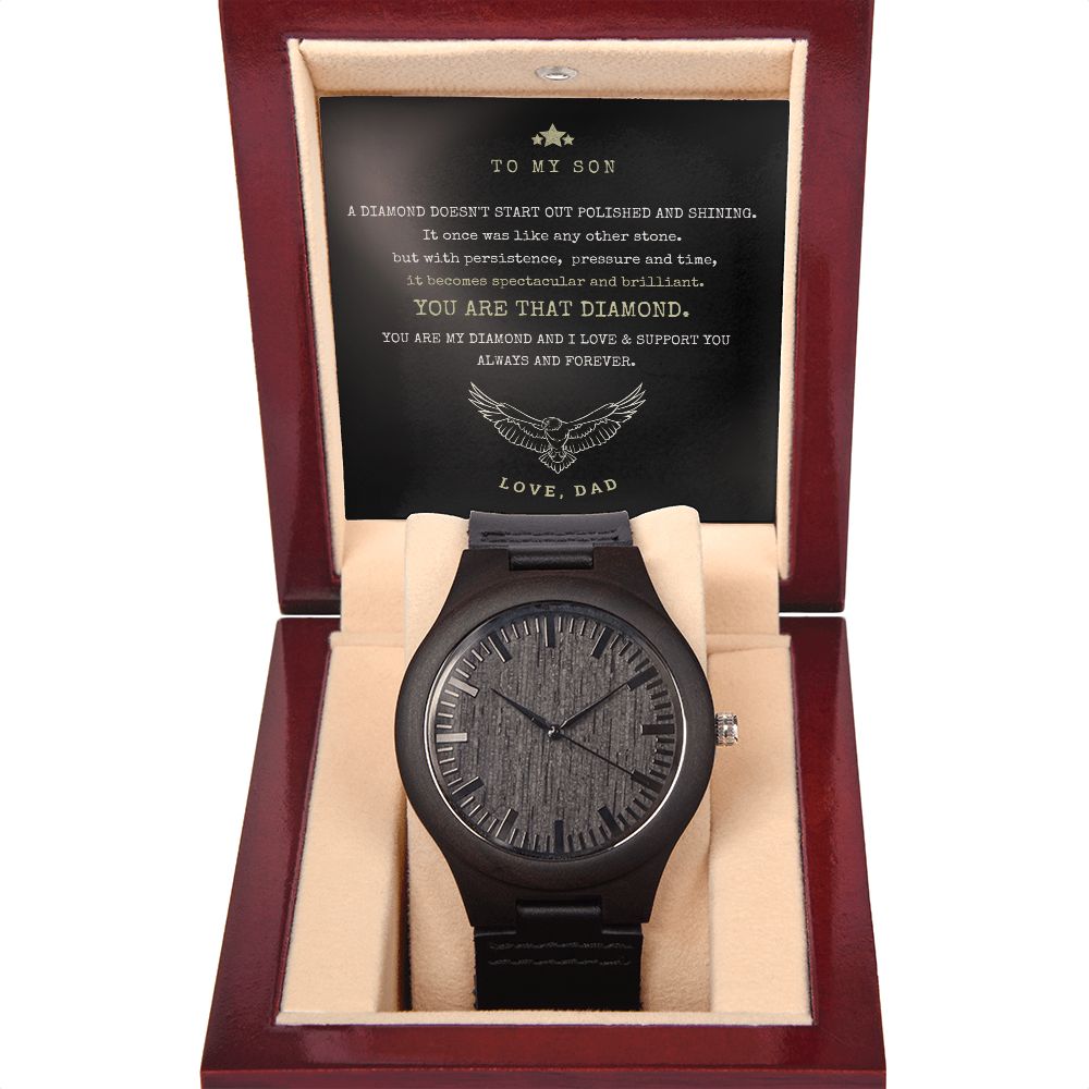 Watch + Message Card Gift for My Son