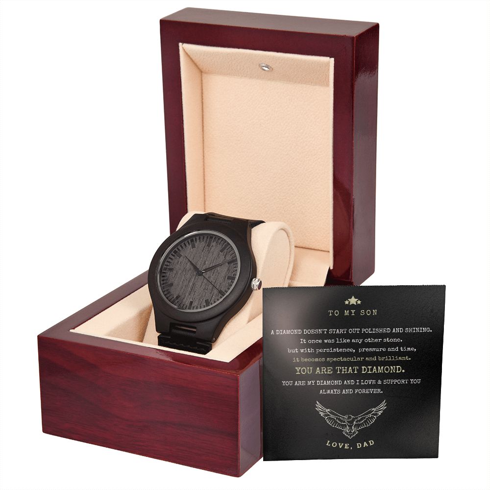 Watch + Message Card Gift for My Son