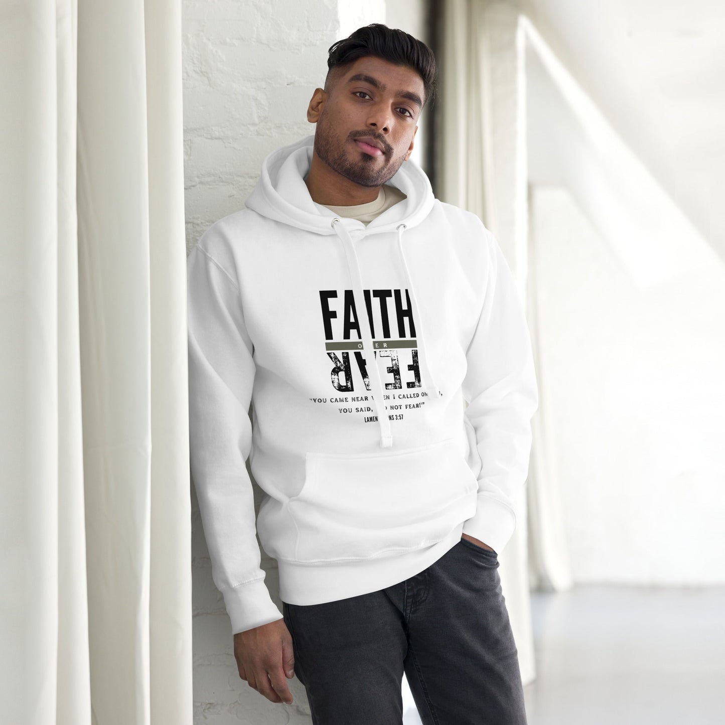Faith Over Fear Men's Hoodie