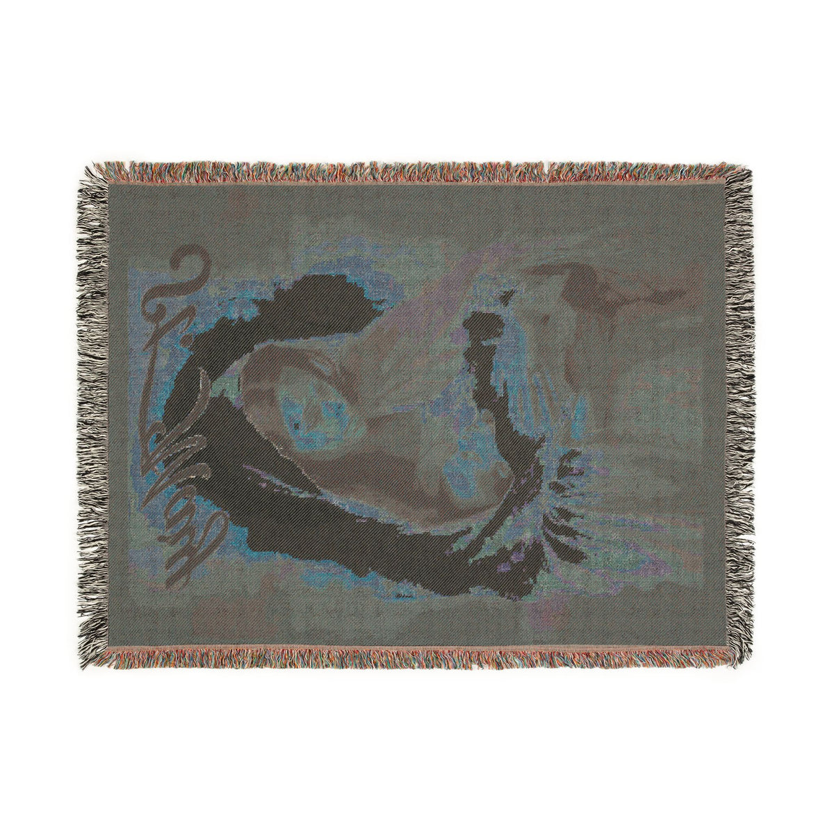 Woven Blanket - Religious Madonna & Child Throw | Inspirational Christian Throw Blanket