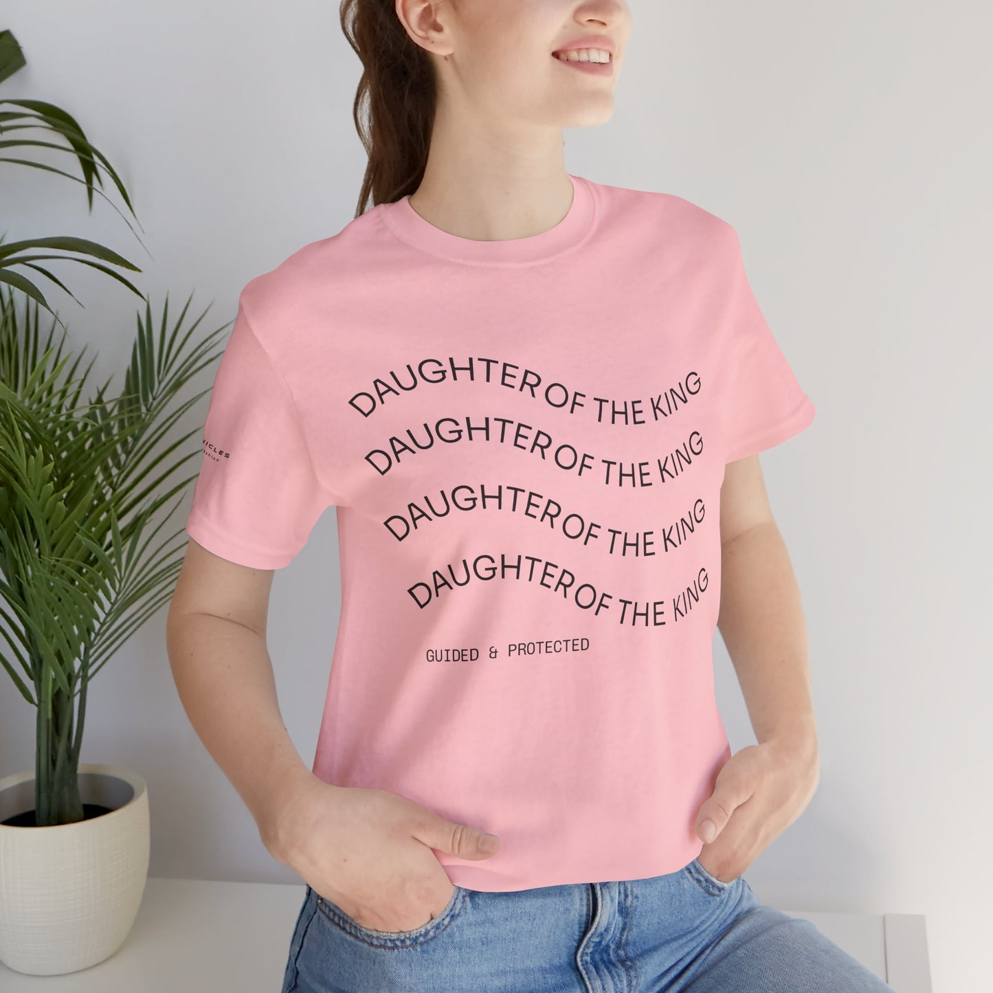 Daughter of the King Tee – Walk in Royal Identity | 1 Peter 2:9 Christian Women’s Shirt | Faith-Inspired Catholic Apparel