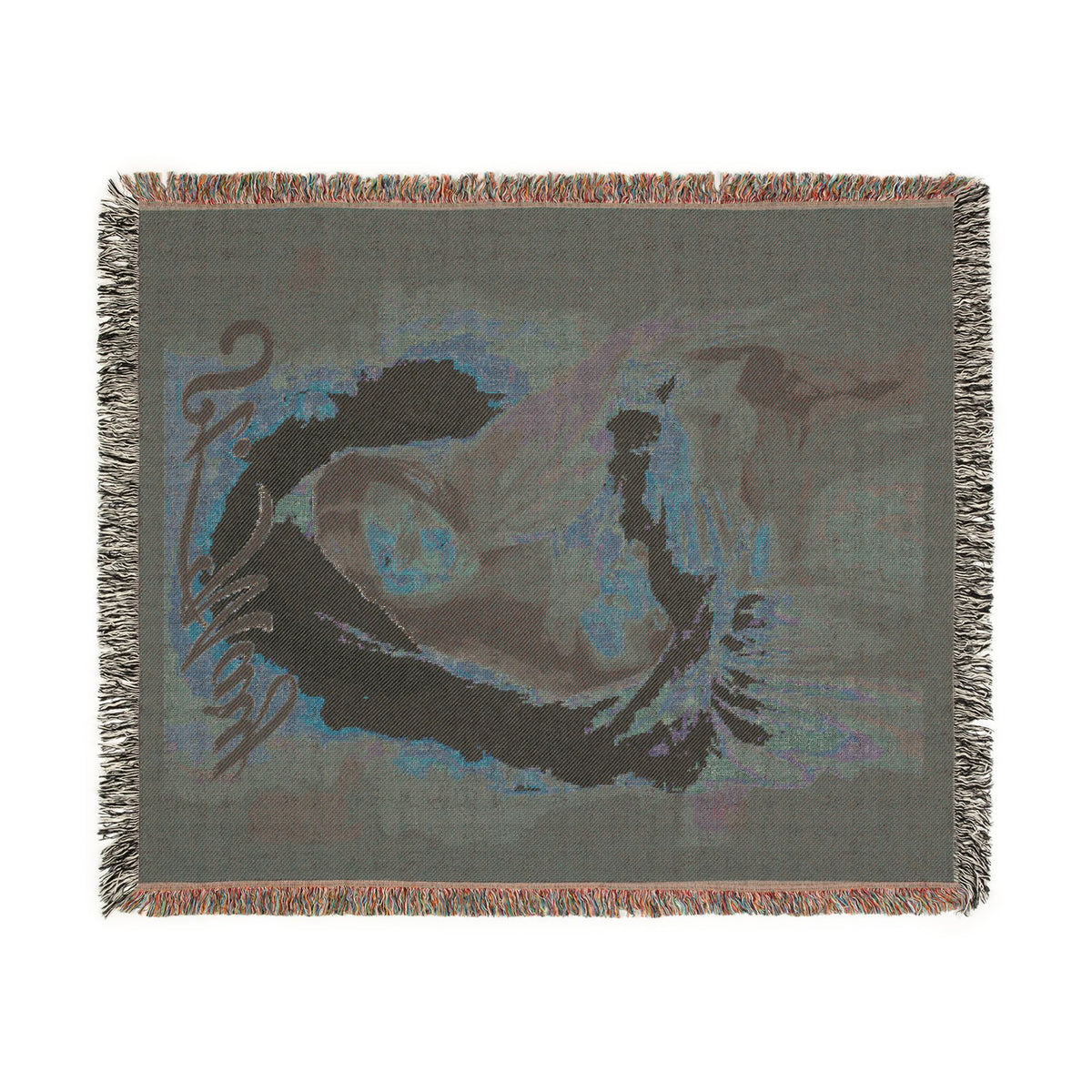 Woven Blanket - Religious Madonna & Child Throw | Inspirational Christian Throw Blanket