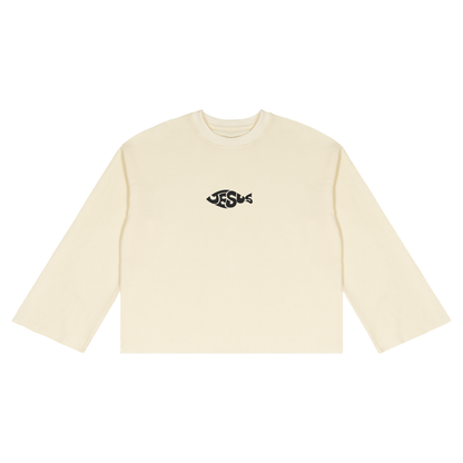 Unisex Waffle Raw Edge T-Shirt
