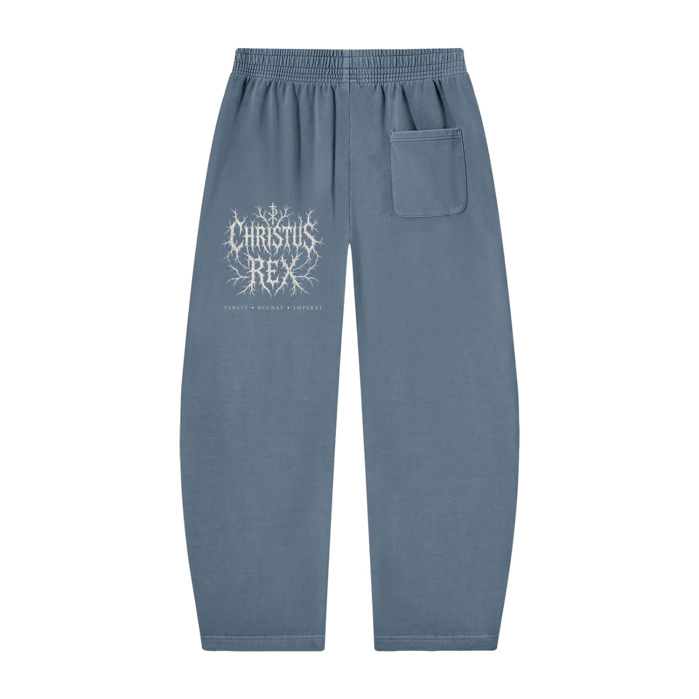 Unisex Vintage Washed Barrel Leg Sweatpants