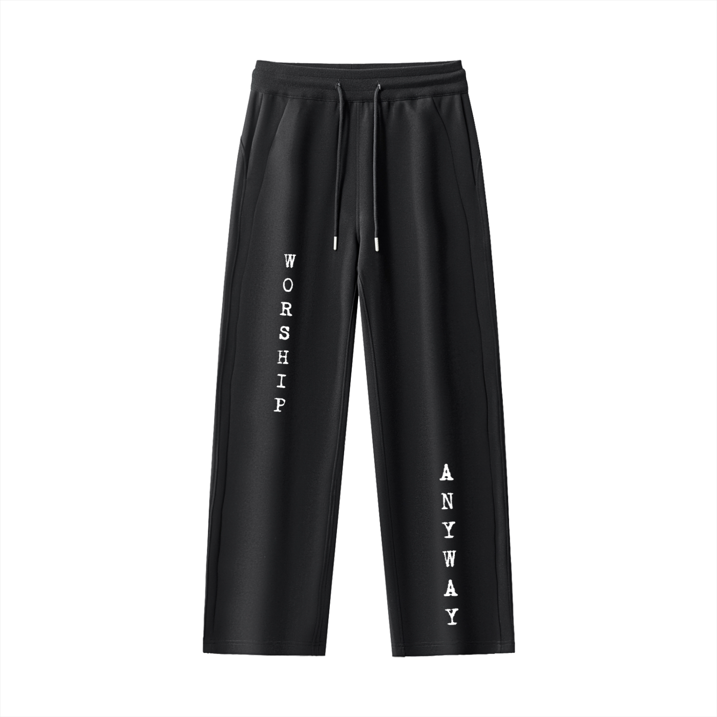 Essential Drawstring Straight-Leg Sweatpants