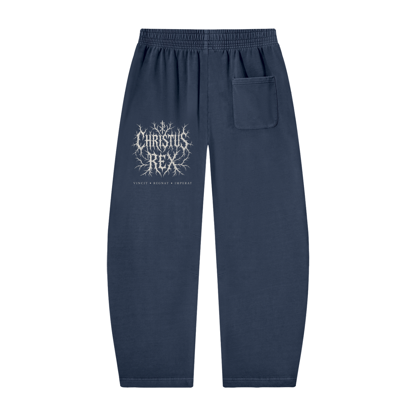 Unisex Vintage Washed Barrel Leg Sweatpants