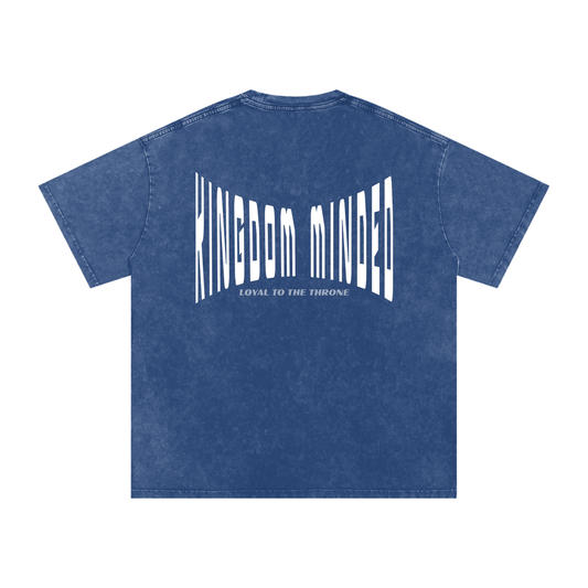 Kingdom Minded – Unisex Stone Washed Oversized Cotton T-Shirt