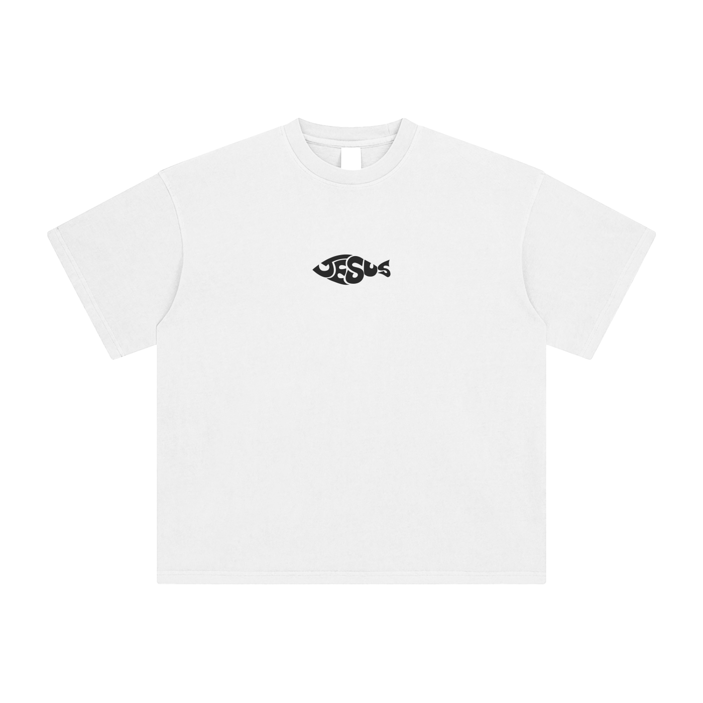 WHITE JESUS SHIRT 