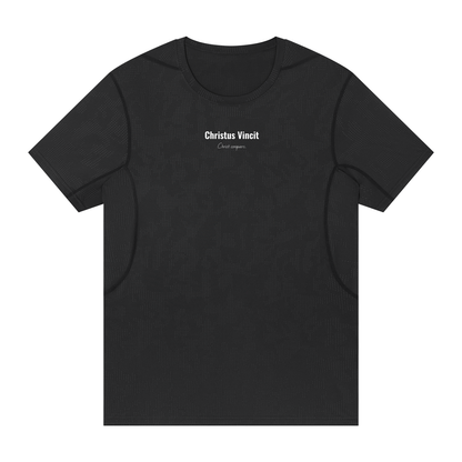 Christ Conquers Athletic Tee