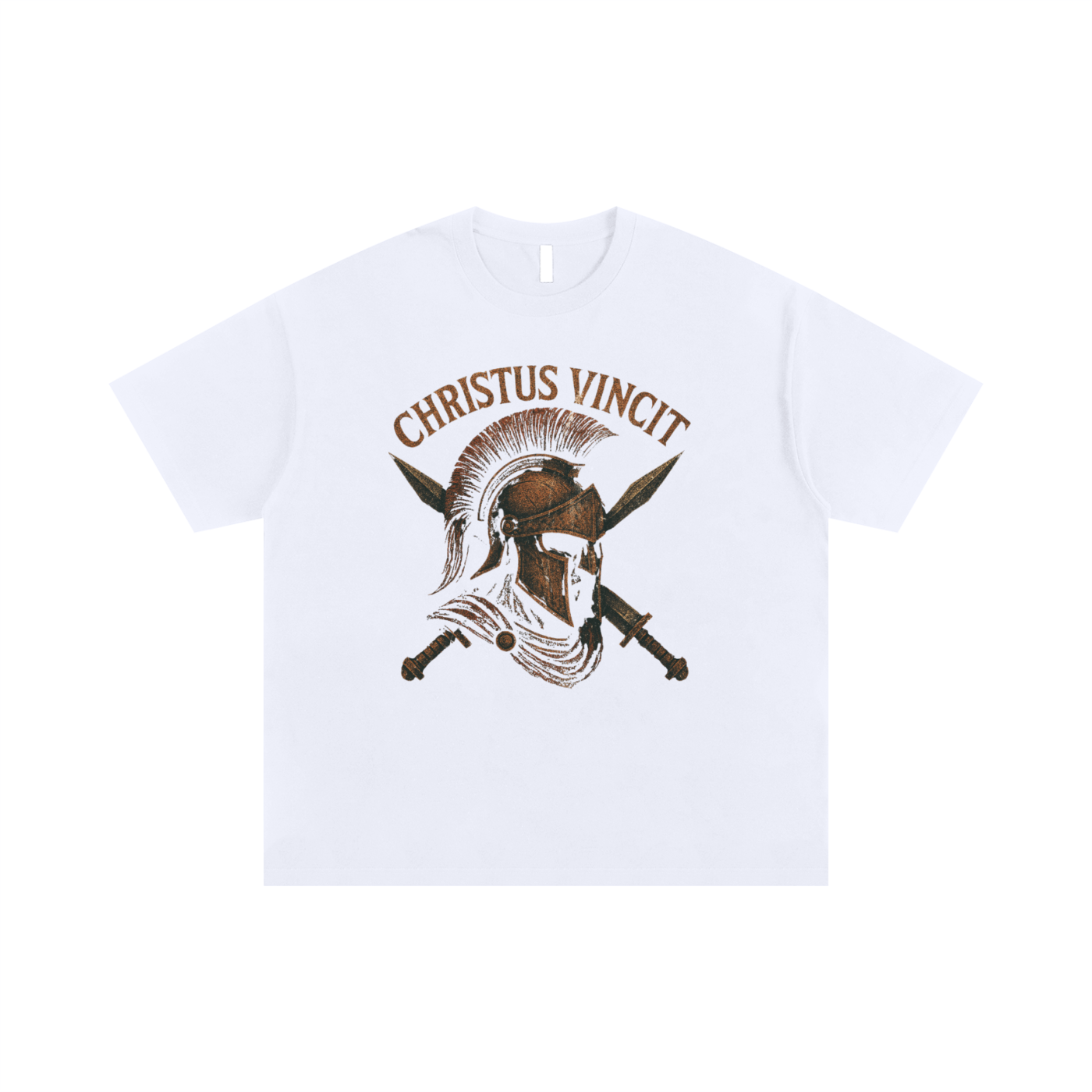 CHRISTUS VINCIT - Unisex Oversized Cotton T-Shirt