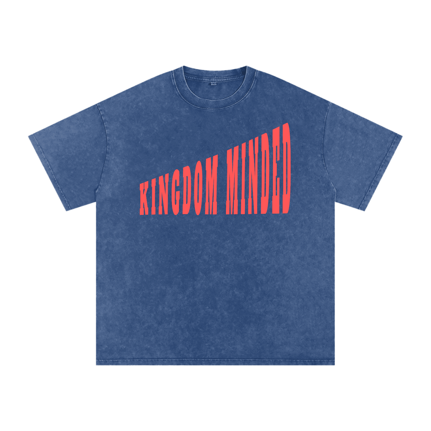 Kingdom Minded Christian Tee - Unisex Snow Wash Cotton T-Shirt | Faith Streetwear