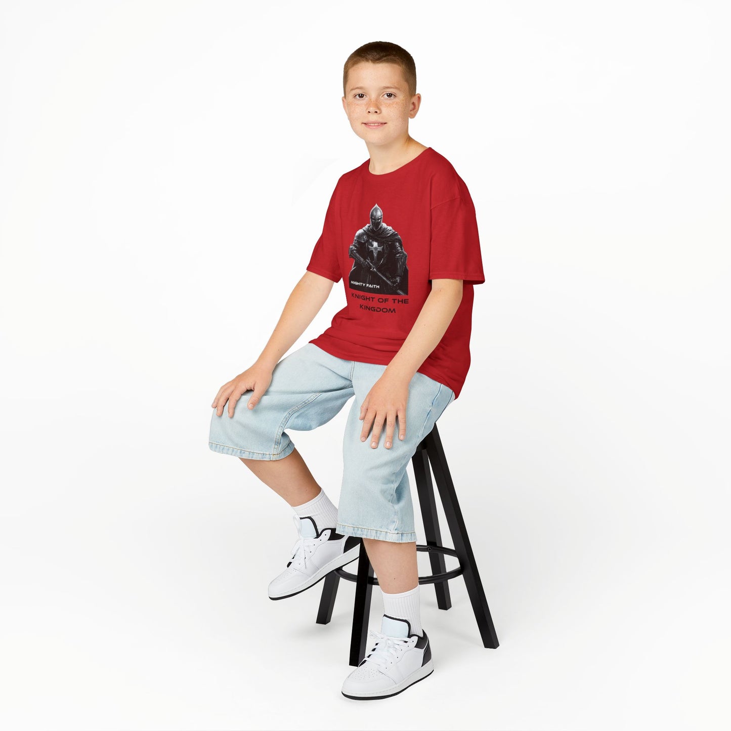 Knight of the Kingdom" Kids T-Shirt | Children's Christian Apparel | Heavy Cotton™ Tee | Unisex Faith-Based Clothing