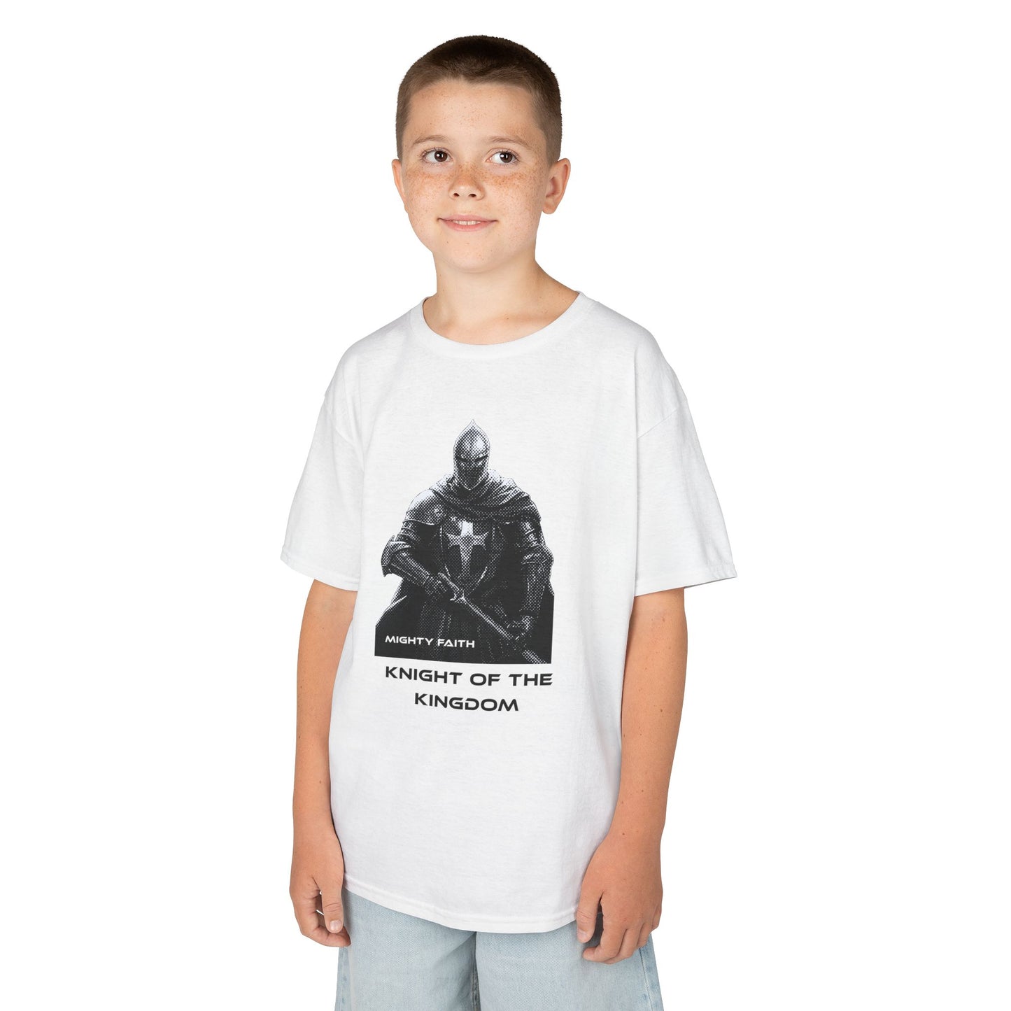 Knight of the Kingdom" Kids T-Shirt | Children's Christian Apparel | Heavy Cotton™ Tee | Unisex Faith-Based Clothing