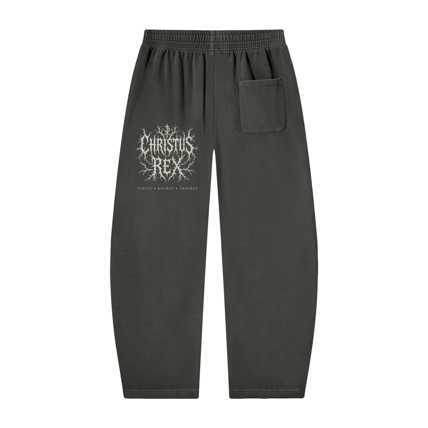 Unisex Vintage Washed Barrel Leg Sweatpants