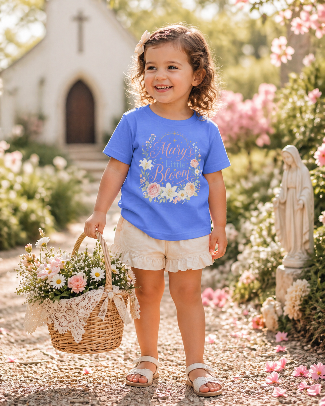 Mary's Little Bloom Sleeve Tee