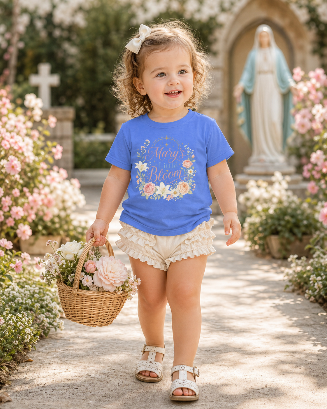 Mary's Little Bloom Sleeve Tee