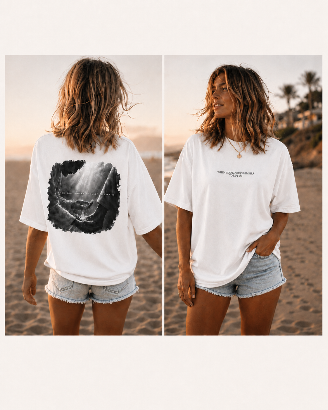 God Lifts Us T-shirt