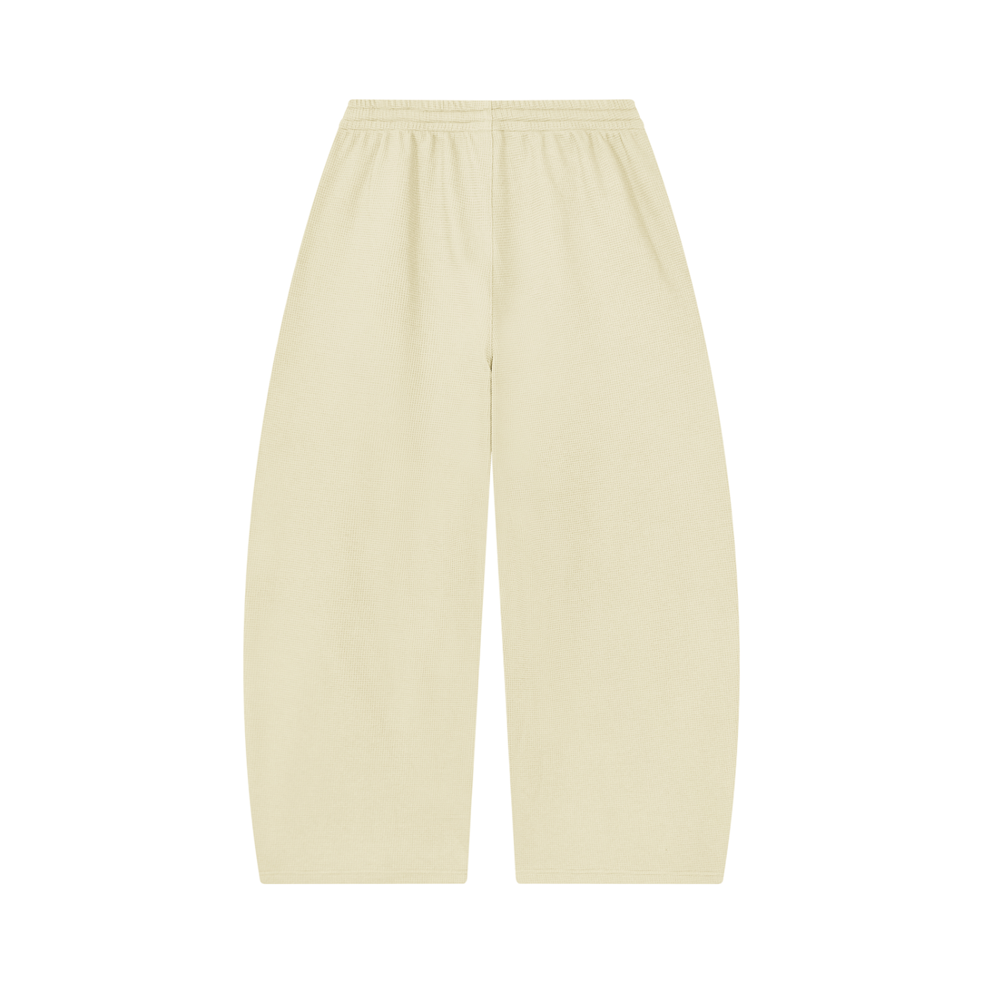 Unisex Waffle Barrel Leg Pants