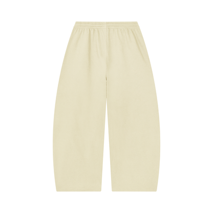 Unisex Waffle Barrel Leg Pants