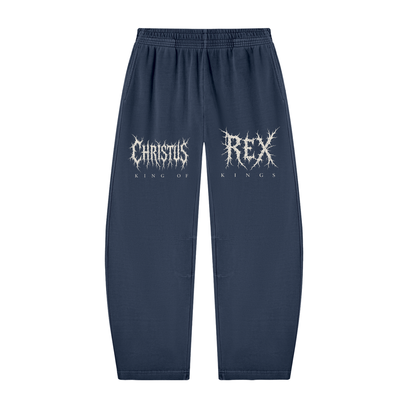 Unisex Vintage Washed Barrel Leg Sweatpants