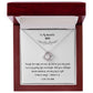 Beautiful Necklace with Sentimental Message Card – Romantic Gift Jewelry for Wife
