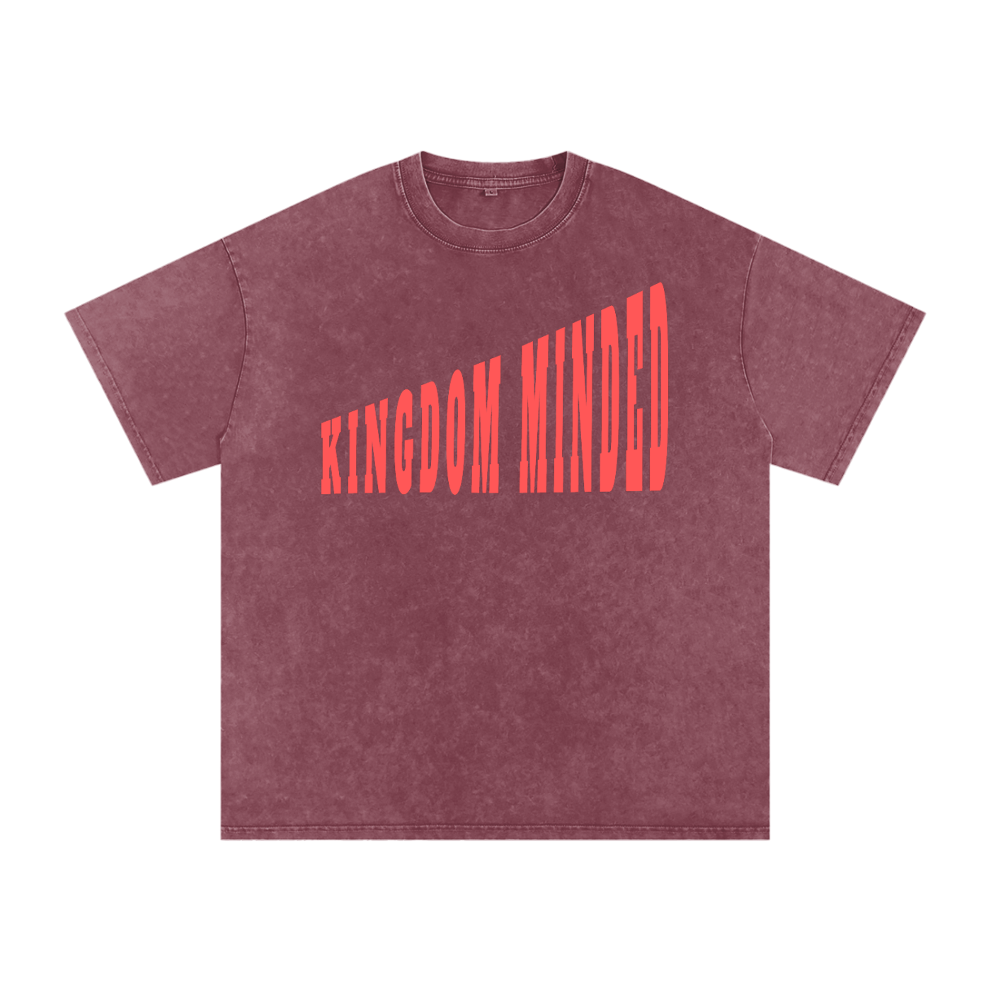 Kingdom Minded Christian Tee - Unisex Snow Wash Cotton T-Shirt | Faith Streetwear
