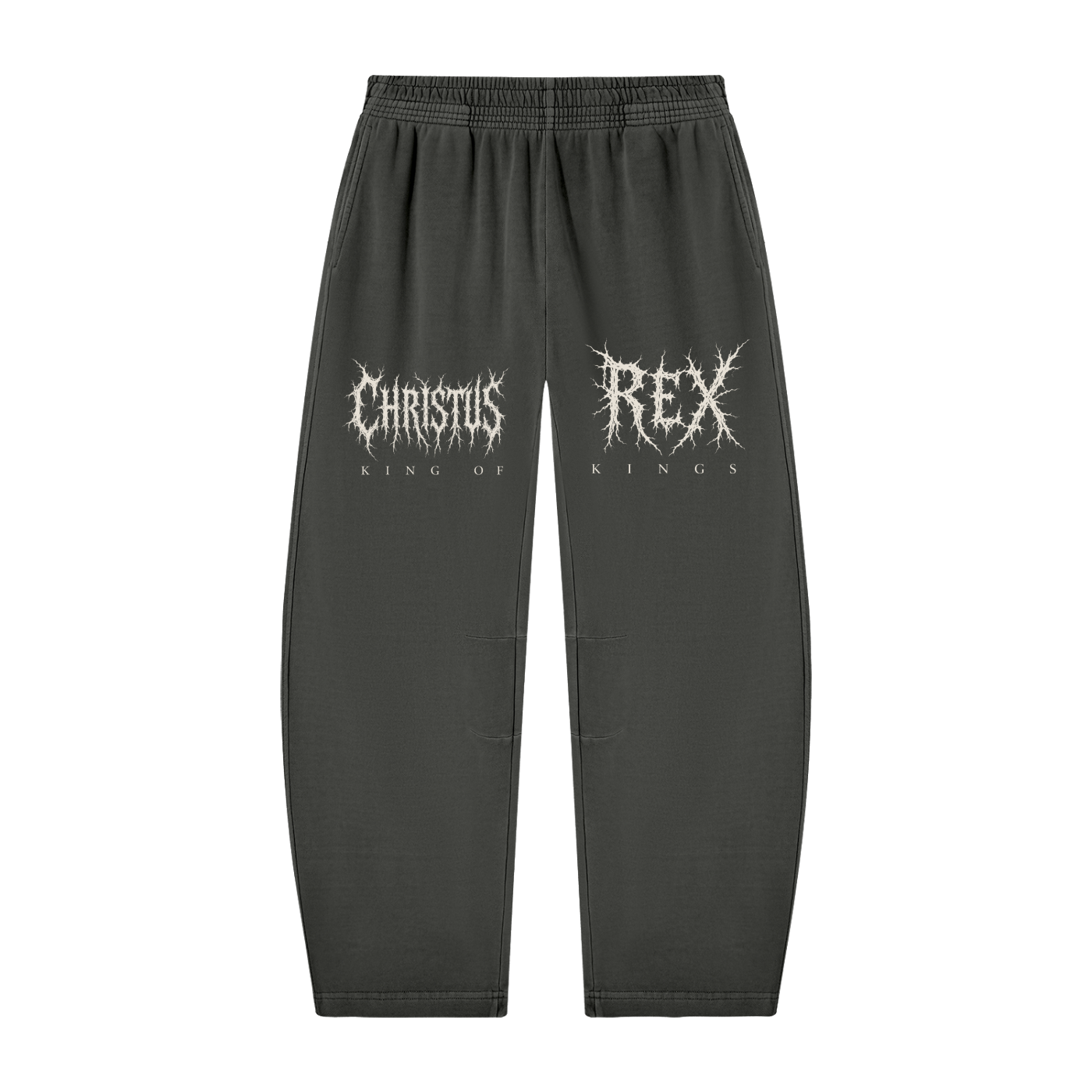 Unisex Vintage Washed Barrel Leg Sweatpants
