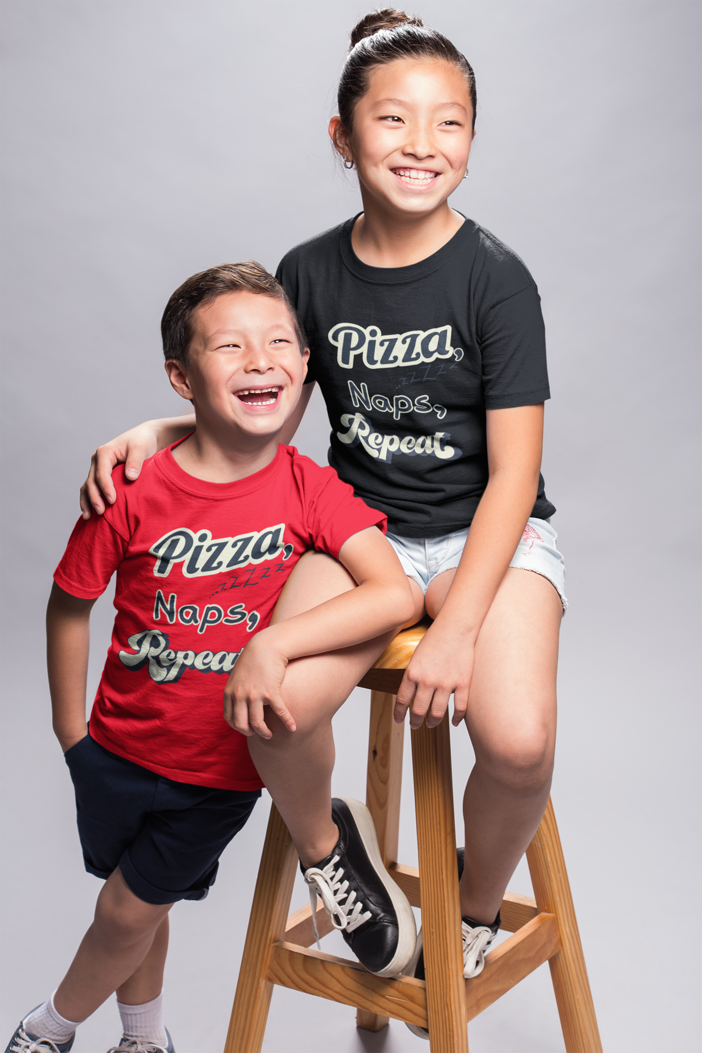 Pizza Naps Repeat T-Shirt