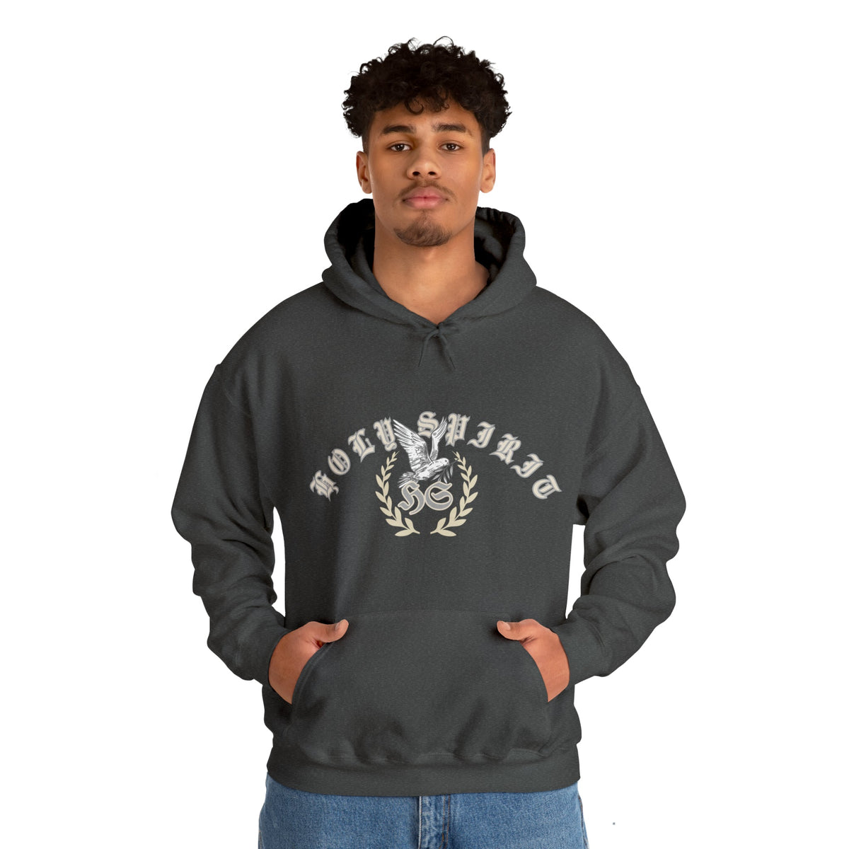 "Holy Spirit"  Cozy Blend™ Christian Hoodie