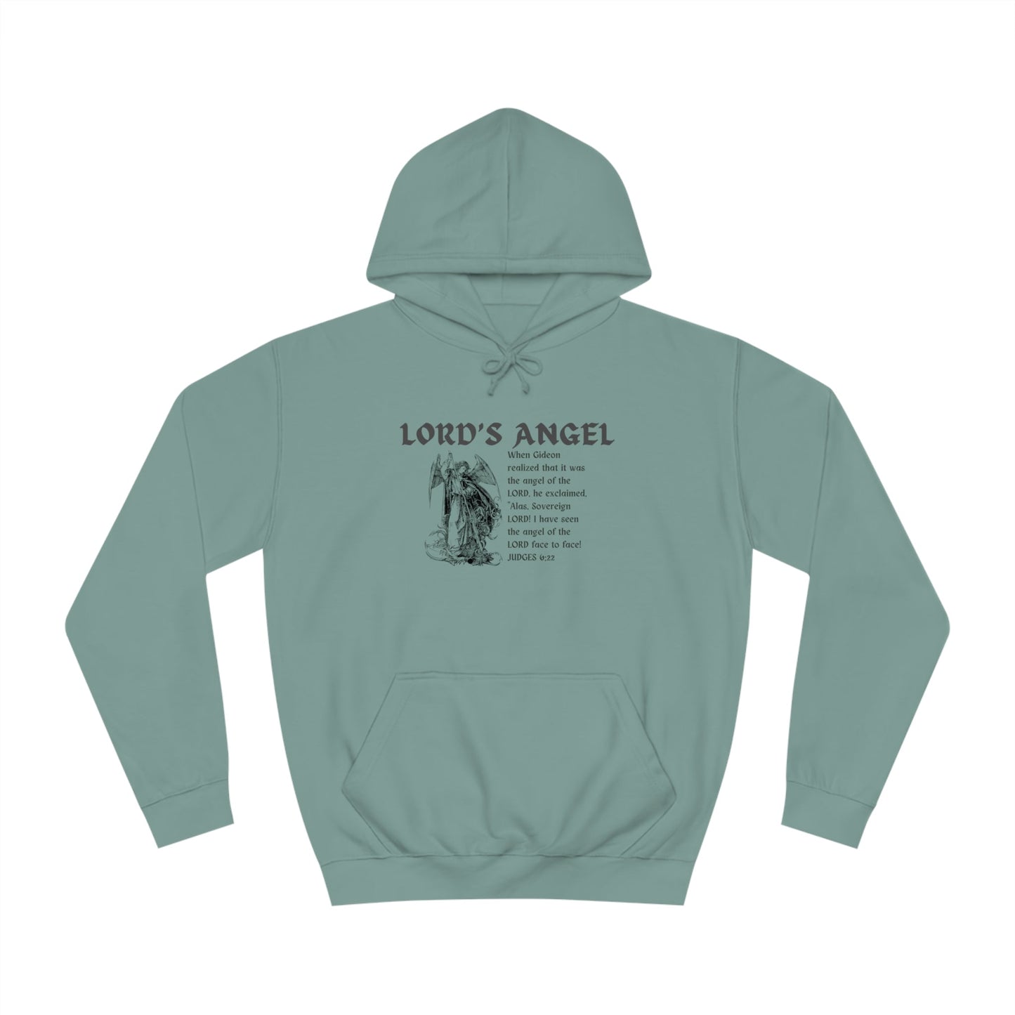 Lord's Angel: Judges 6:22 - Cozy Christian Hoodie